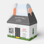 Welkom Home Realtor Logo nieuwe startdoos Bedankdoosjes (Achterkant)