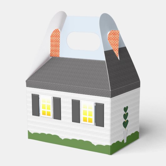 Welkom Home Realtor Logo nieuwe startdoos Bedankdoosjes (Voorkant Zijde)