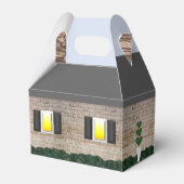 Welkom Home Realtor Logo White Brick House Bedankdoosjes (Voorkant Zijde)