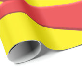 WELKOM HOME RED EN CANARY YELLOW ONTWERP CADEAUPAPIER (Rol Hoek)