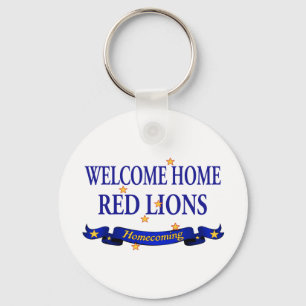 Welkom Home Red Lions Sleutelhanger