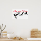Welkom Home Sailor Poster (Keuken)