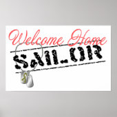 Welkom Home Sailor Poster (Voorkant)