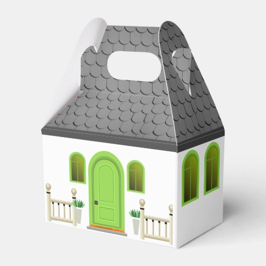 Welkom Home Schattig Realtor Housewarming Bedankdoosjes (Achterkant)