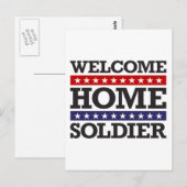 Welkom Home Soldaat Briefkaart (Voorkant / Achterkant)