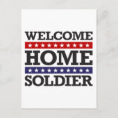 Welkom Home Soldaat Briefkaart (Voorkant)