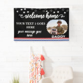 Welkom Home Soldaat Patriottische Foto Custom Spandoek (Insitu)