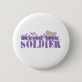 Welkom Home Soldaat Ronde Button 5,7 Cm