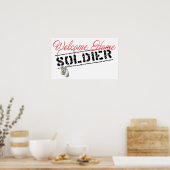 Welkom Home Soldier Poster (Keuken)