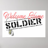 Welkom Home Soldier Poster (Voorkant)