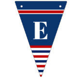 Welkom Home Son Classic Rood Wit Blauw Strepen Vlaggetjes (Tweede vlag)