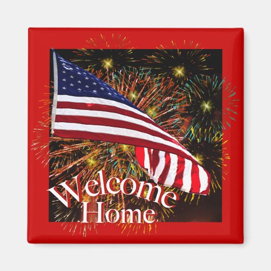 Welkom Home Troepen Magneet (Voorkant)