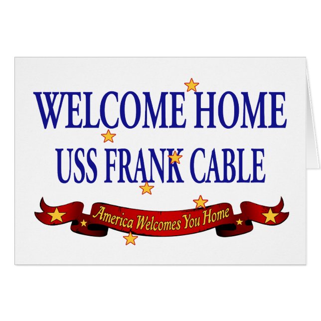 Welkom Home USH Frank-kabel (Voorkant Horizontaal)