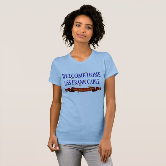 Welkom Home USH Frank-kabel T-shirt (Voorkant volledig)