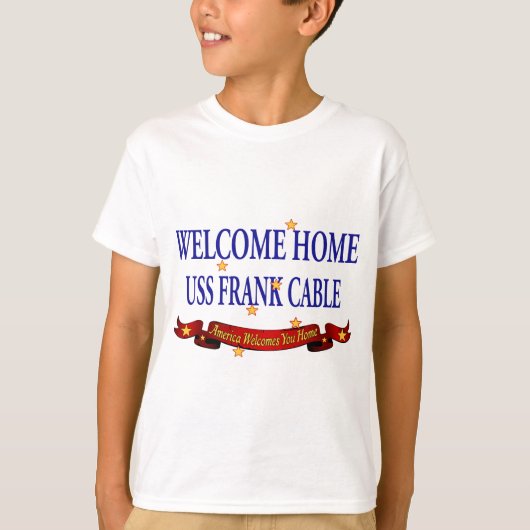 Welkom Home USH Frank-kabel T-shirt (Voorkant)