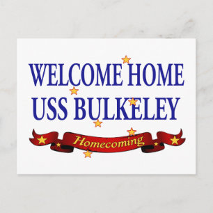 Welkom Home USS Bulkeley Briefkaart