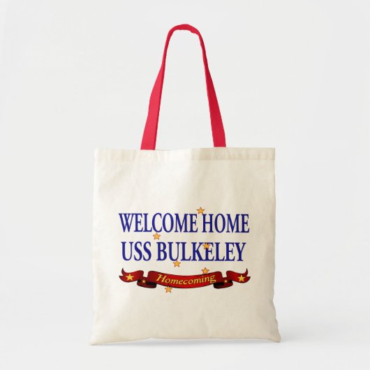 Welkom Home USS Bulkeley Tote Bag (Voorkant)