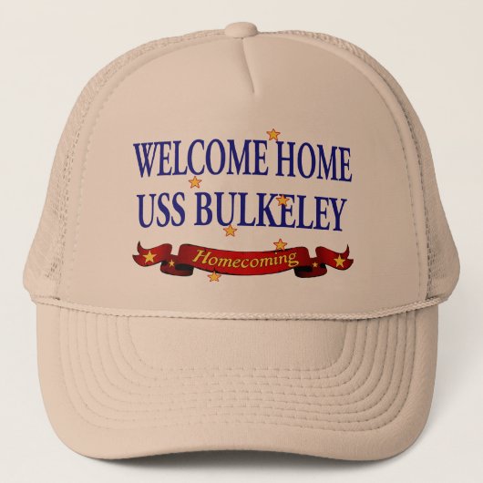 Welkom Home USS Bulkeley Trucker Pet (Voorkant)