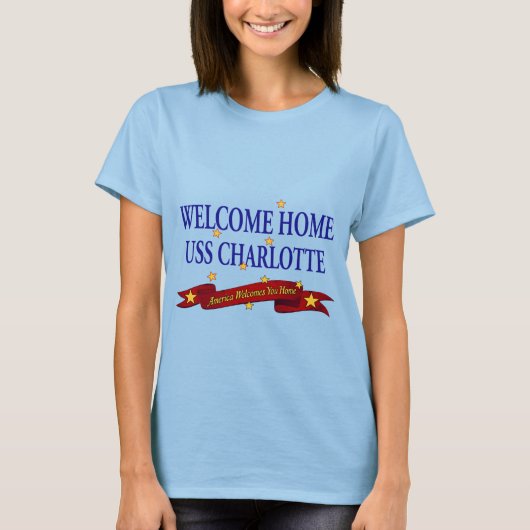 Welkom Home USS Charlotte T-shirt (Voorkant)