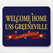 Welkom Home USS Greeneville Muismat (Voorkant)