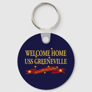 Welkom Home USS Greeneville Sleutelhanger
