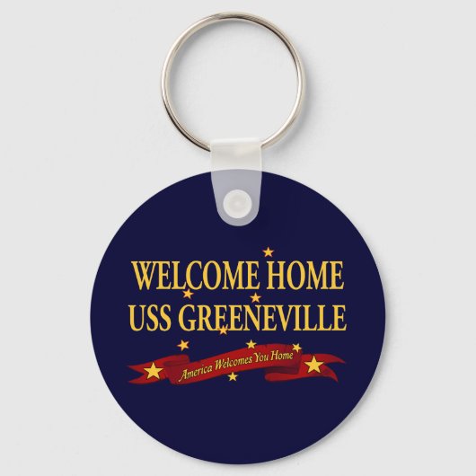 Welkom Home USS Greeneville Sleutelhanger (Voorkant)