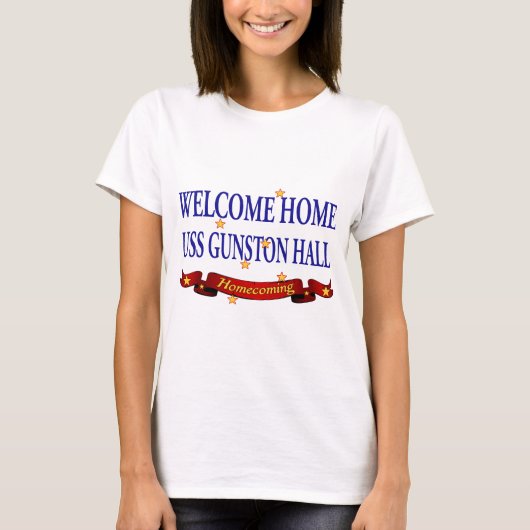 Welkom Home USS Gunston Hall T-shirt (Voorkant)