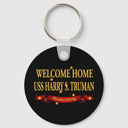 Welkom Home USS Harry S. Truman Sleutelhanger (Voorkant)