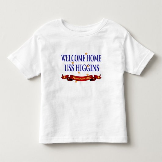 Welkom Home USS Higgins Kinder Shirts (Voorkant)