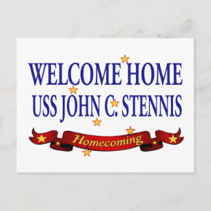 Welkom Home USS John C. Stennis Briefkaart
