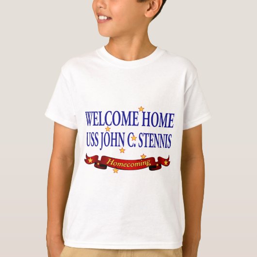 Welkom Home USS John C. Stennis T-shirt (Voorkant)