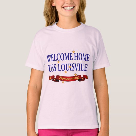 Welkom Home USS Louisville T-shirt (Voorkant)