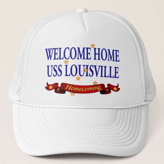 Welkom Home USS Louisville Trucker Pet (Voorkant)