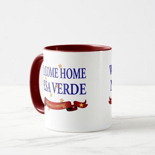 Welkom Home USS Mesa Verde! Mok (Voorkant links)