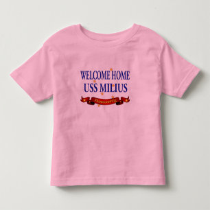 Welkom Home USS Milius Kinder Shirts