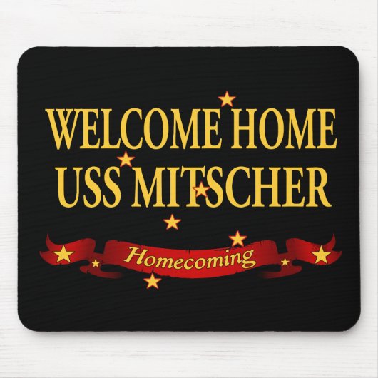 Welkom Home USS Mitscher Muismat (Voorkant)