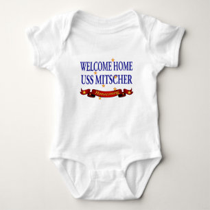 Welkom Home USS Mitscher Romper