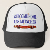 Welkom Home USS Mitscher Trucker Pet (Voorkant)