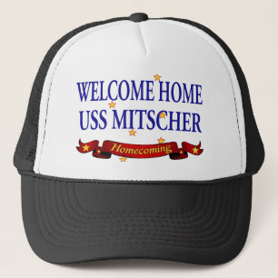 Welkom Home USS Mitscher Trucker Pet
