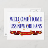 Welkom Home USS New Orleans Briefkaart (Voorkant / Achterkant)
