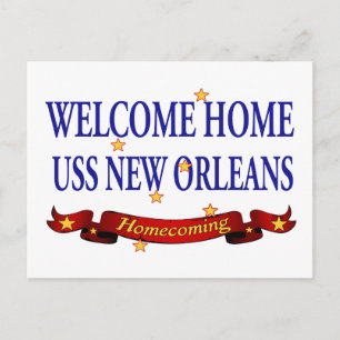 Welkom Home USS New Orleans Briefkaart
