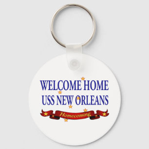 Welkom Home USS New Orleans Sleutelhanger