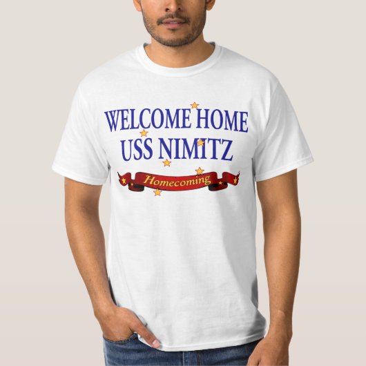 Welkom Home USS Nimitz T-shirt (Voorkant)