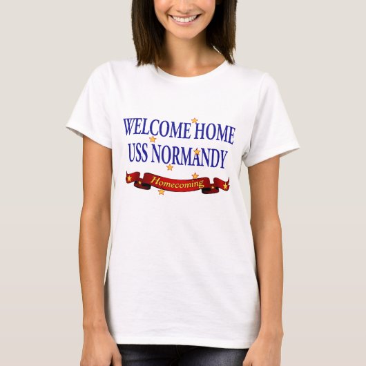 Welkom Home USS Normandy T-shirt (Voorkant)