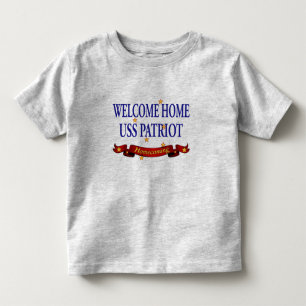 Welkom Home USS Patriot Kinder Shirts