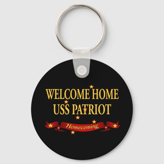 Welkom Home USS Patriot Sleutelhanger (Voorkant)