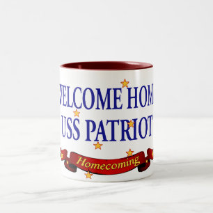Welkom Home USS Patriot Tweekleurige Koffiemok