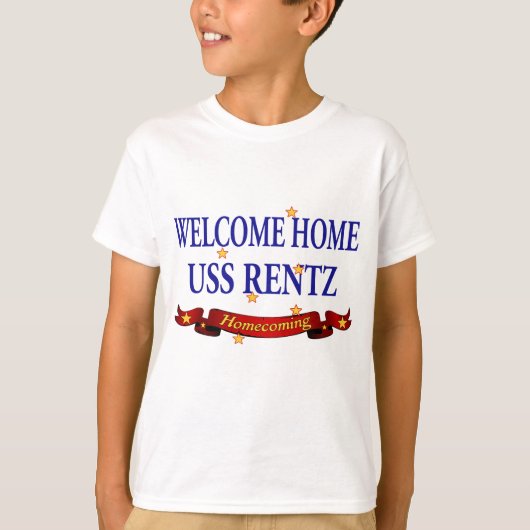 Welkom Home USS Rentz T-shirt (Voorkant)
