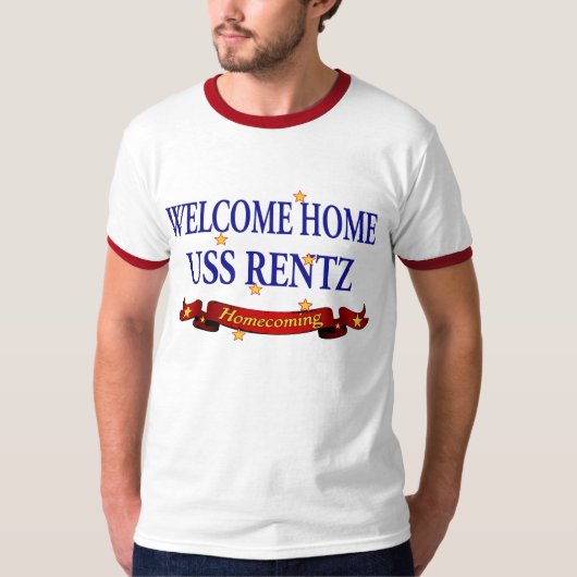 Welkom Home USS Rentz T-shirt (Voorkant)