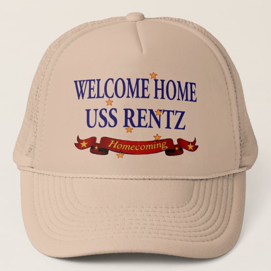 Welkom Home USS Rentz Trucker Pet (Voorkant)